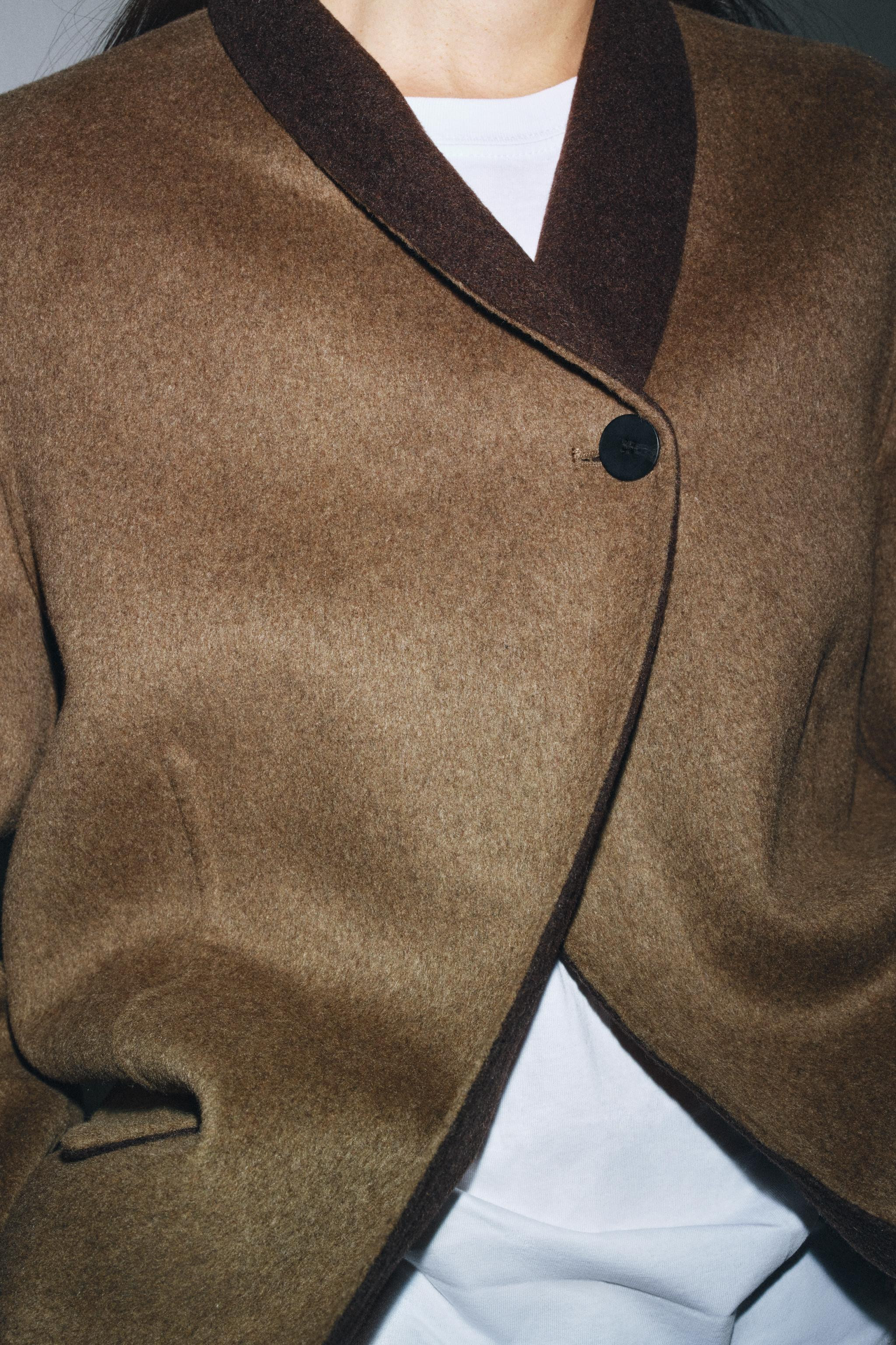 OVERSIZED BLAZER WITH WOOL ZW COLLECTION | Zara US