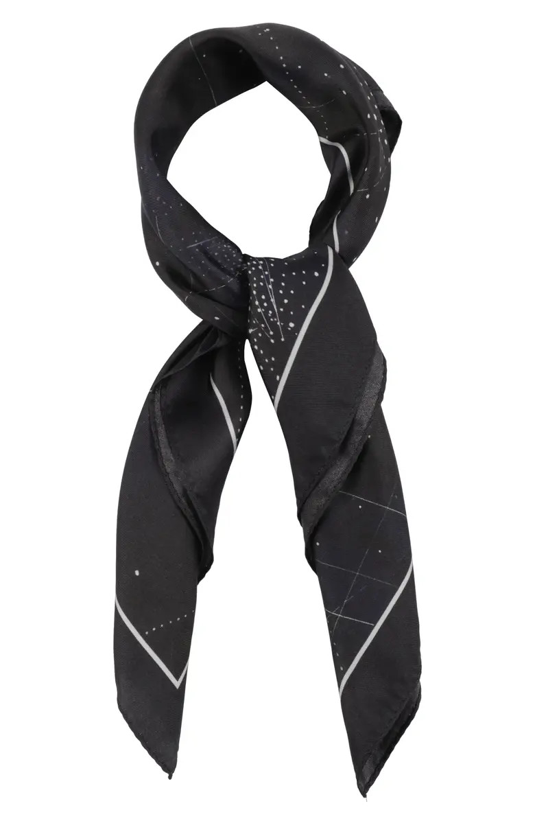 Valkyrie Constellation Print Silk Twill Scarf | Nordstrom