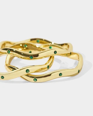 Gem Drift Bangle 6mm | Allie + Bess