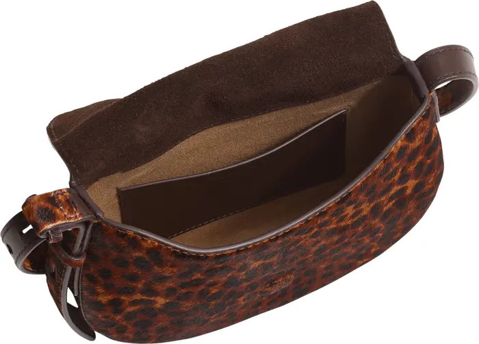 Madewell The Dakota Genuine Calf Hair Saddle Bag | Nordstrom | Nordstrom