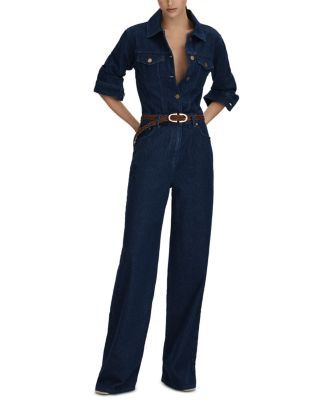 REISS Frankie Relaxed Denim Jumpsuit  | Bloomingdale's Women Jumpsuits & Rompers | Bloomingdale's (US)
