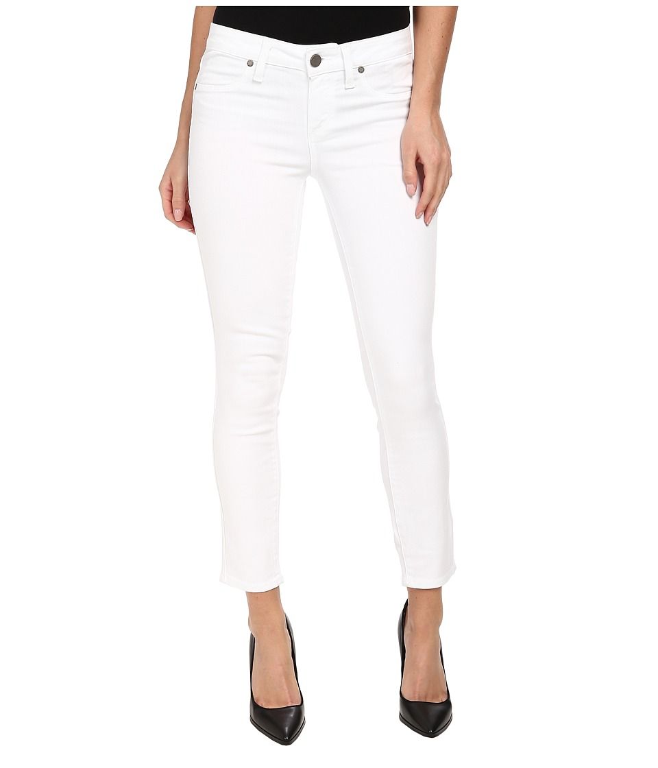 Paige - Verdugo Crop in Ultra White (Ultra White) Women's Jeans | Zappos