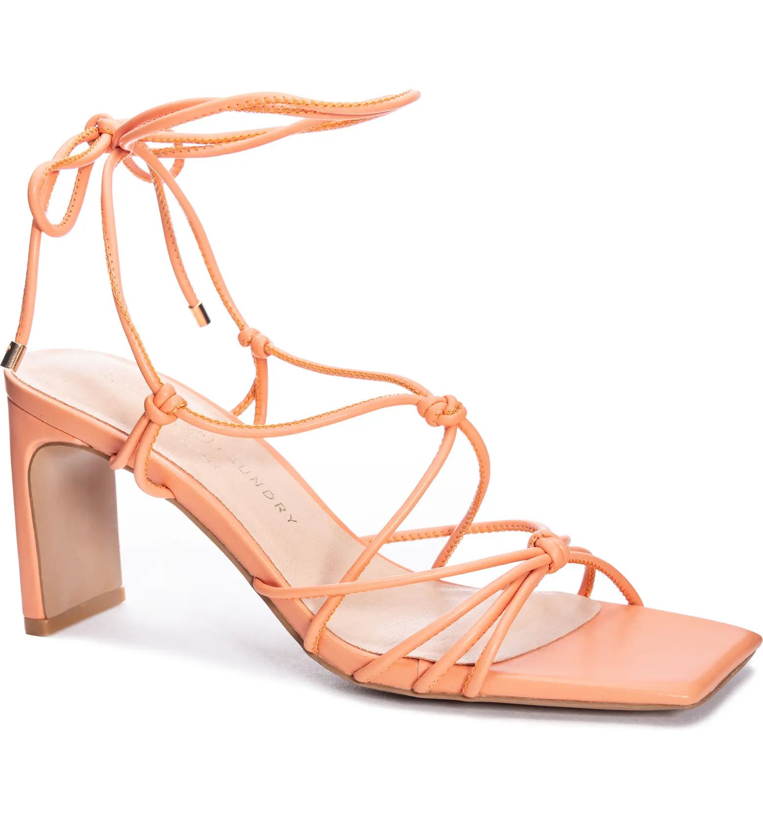 Yita Smooth Ankle Tie Sandal | Nordstrom