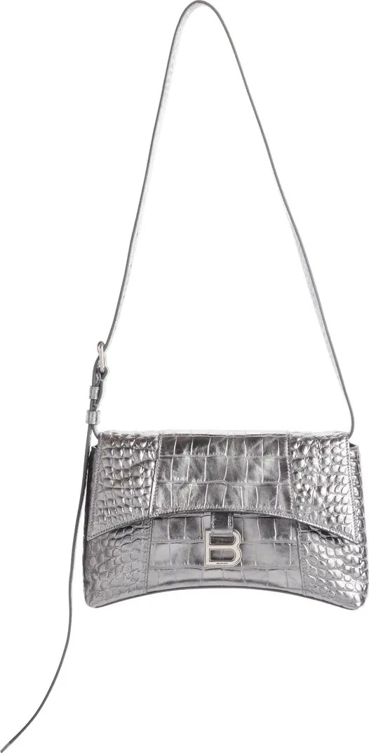 Extra Small Downtown Croc Embossed Leather Shoulder Bag | Nordstrom