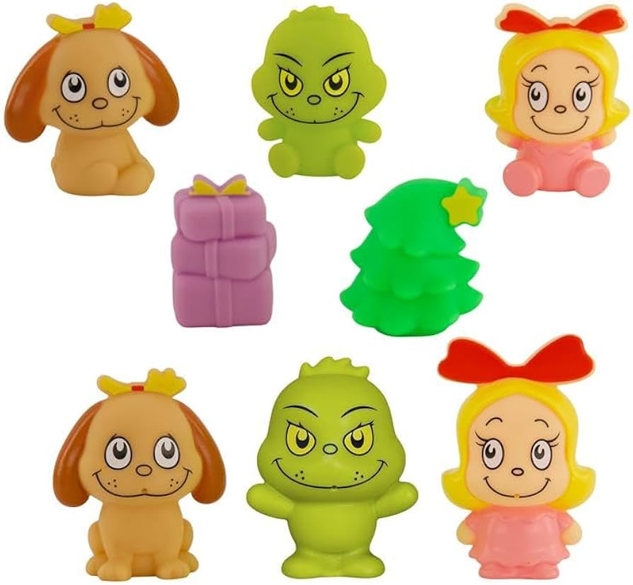 Infantino Bath Playset The Grinch, Finger Puppet & Squirter Set for Baby Bath Time, Fine Motor Sk... | Amazon (US)