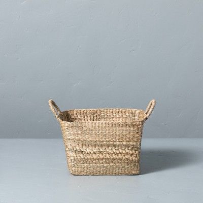 Woven Seagrass Basket with Handles - Hearth & Hand™ with Magnolia | Target