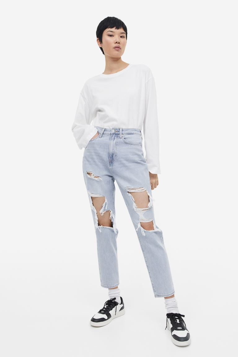 Mom Comfort Ultra High Ankle Jeans | H&M (US + CA)