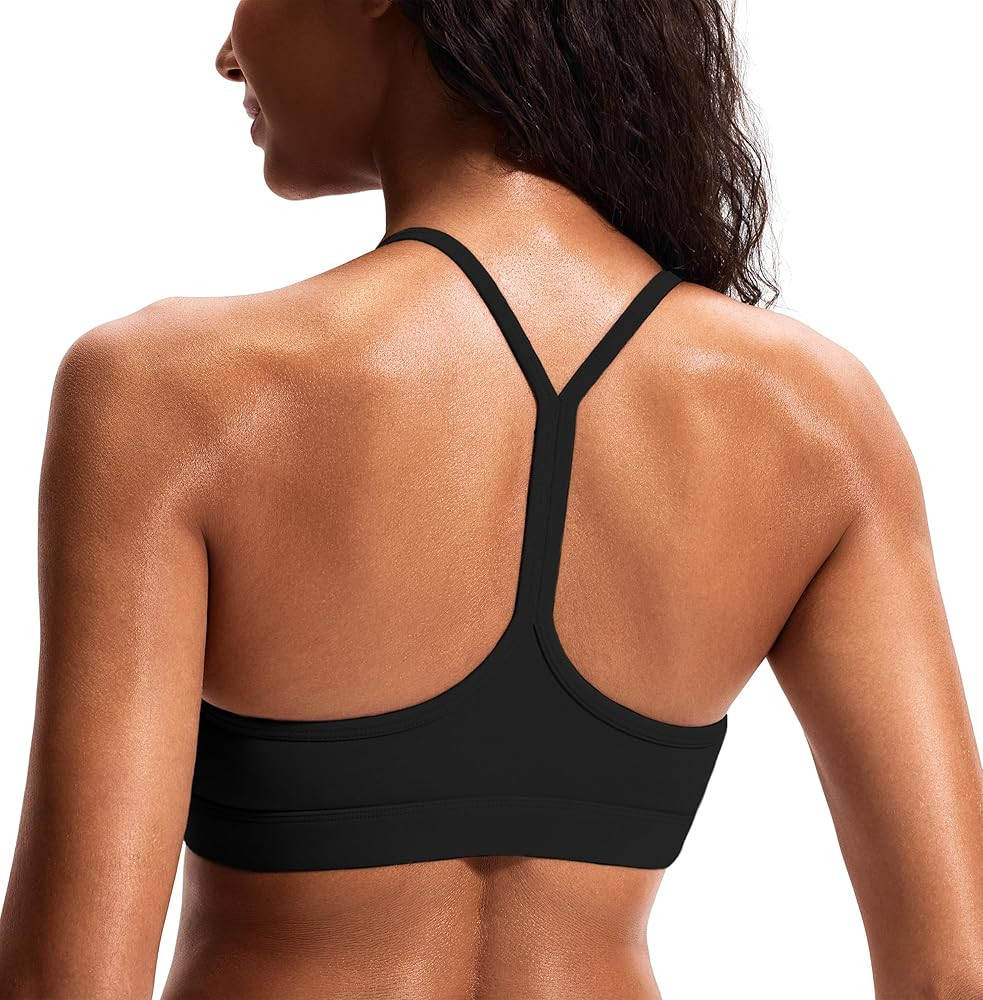 JOYSPELS Comfy Racerback Sports Bras for Women with Removable Pads Luxury Dupe for Workout & Dail... | Amazon (US)
