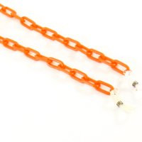 Orange Thin Plastic Eyeglass Chain | Necklace For Glasses Accessories Man Woman | Etsy (US)