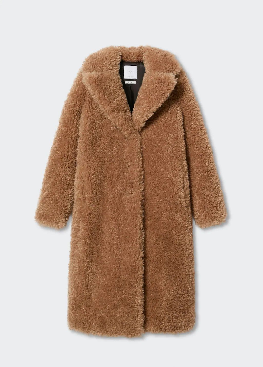 Fur bouclé coat -  Women | Mango USA | MANGO (US)