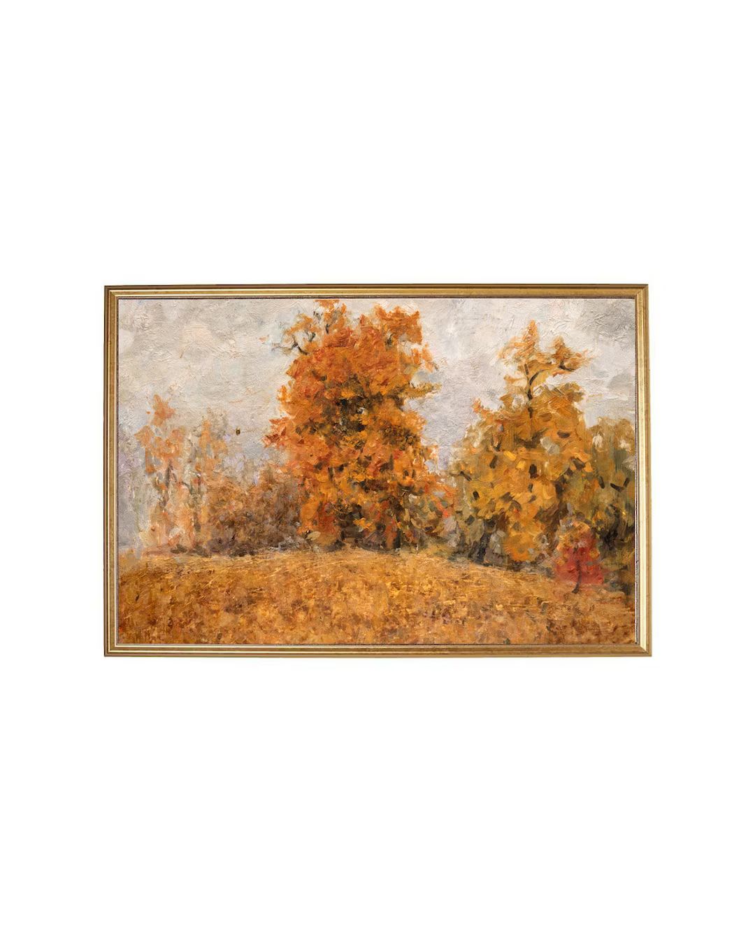 AUTUMN I  Fall Autumn Trees Oil Painting Moody Palette Art - Etsy | Etsy (US)
