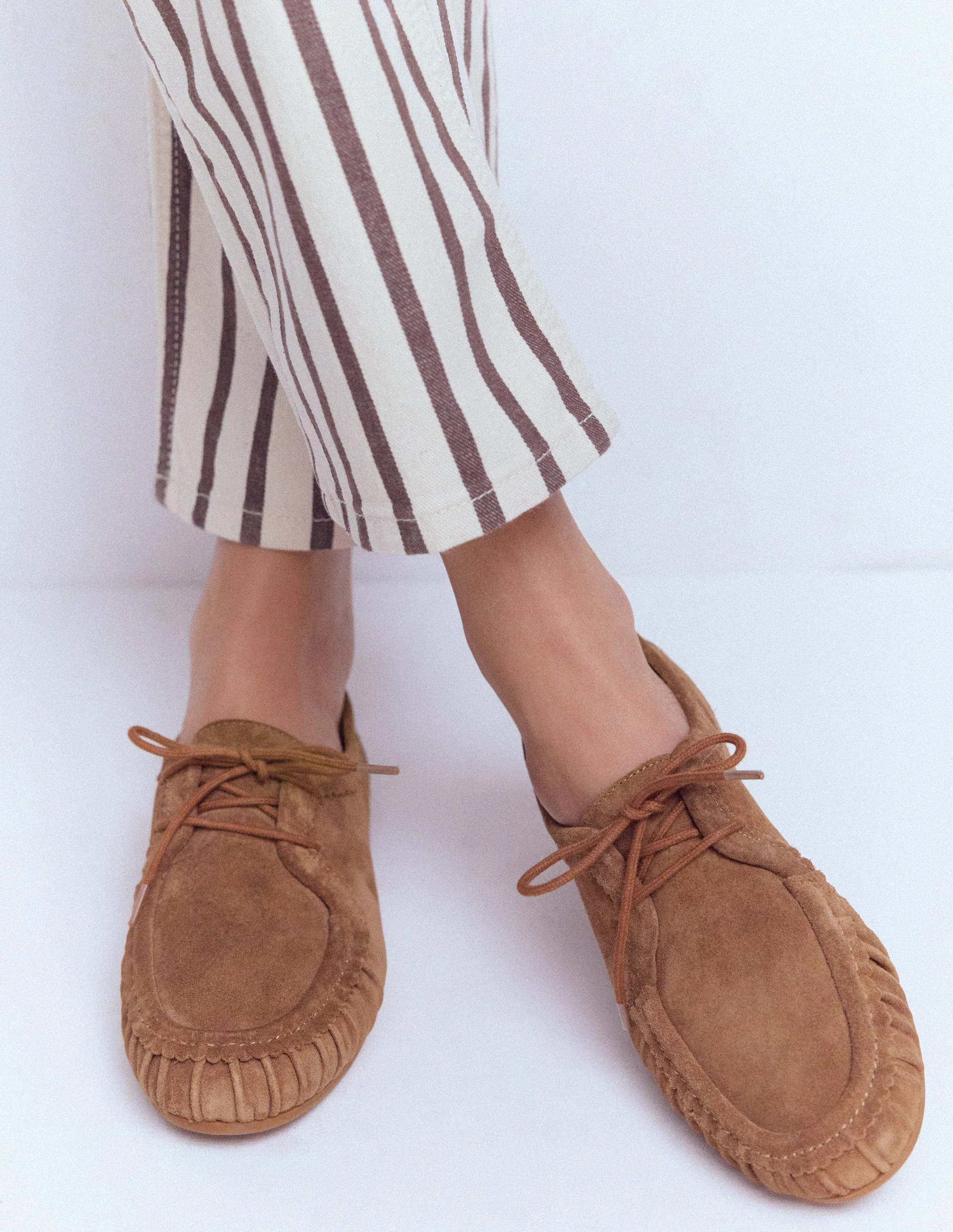 Soft Boat Shoes-Tan | Boden (US)