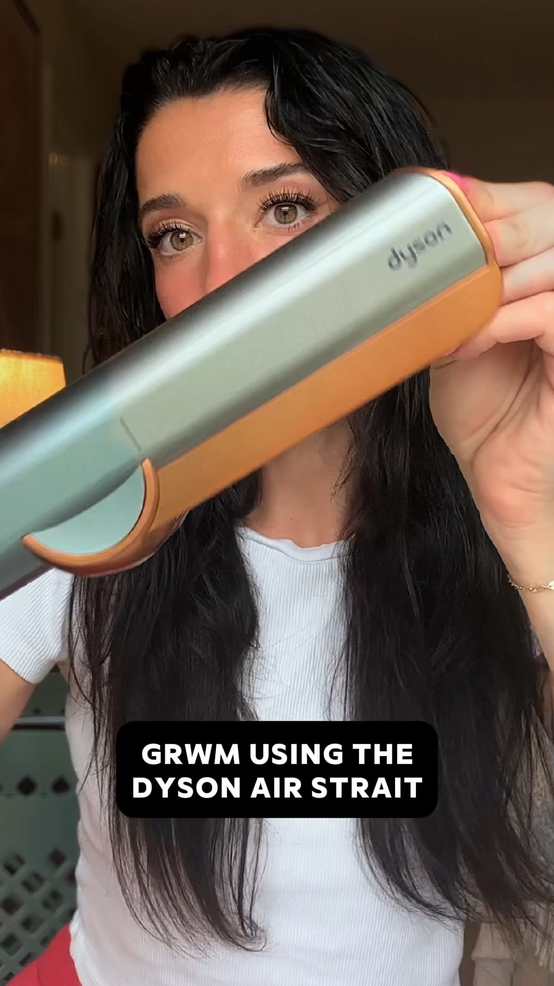 GRWM using the new Dyson air strait 🤎 I did not expect to love this as much as I do - my hair goes from wet to dry and straight in less than 10 min 

#LTKBeauty #LTKStyleTip #LTKParties