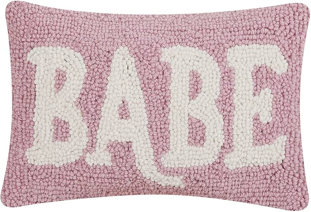 Peking Handicraft Babe Hook Pillow, 12-inch Length, Wool and Poly Velvet, for Home, Office, Livin... | Amazon (US)