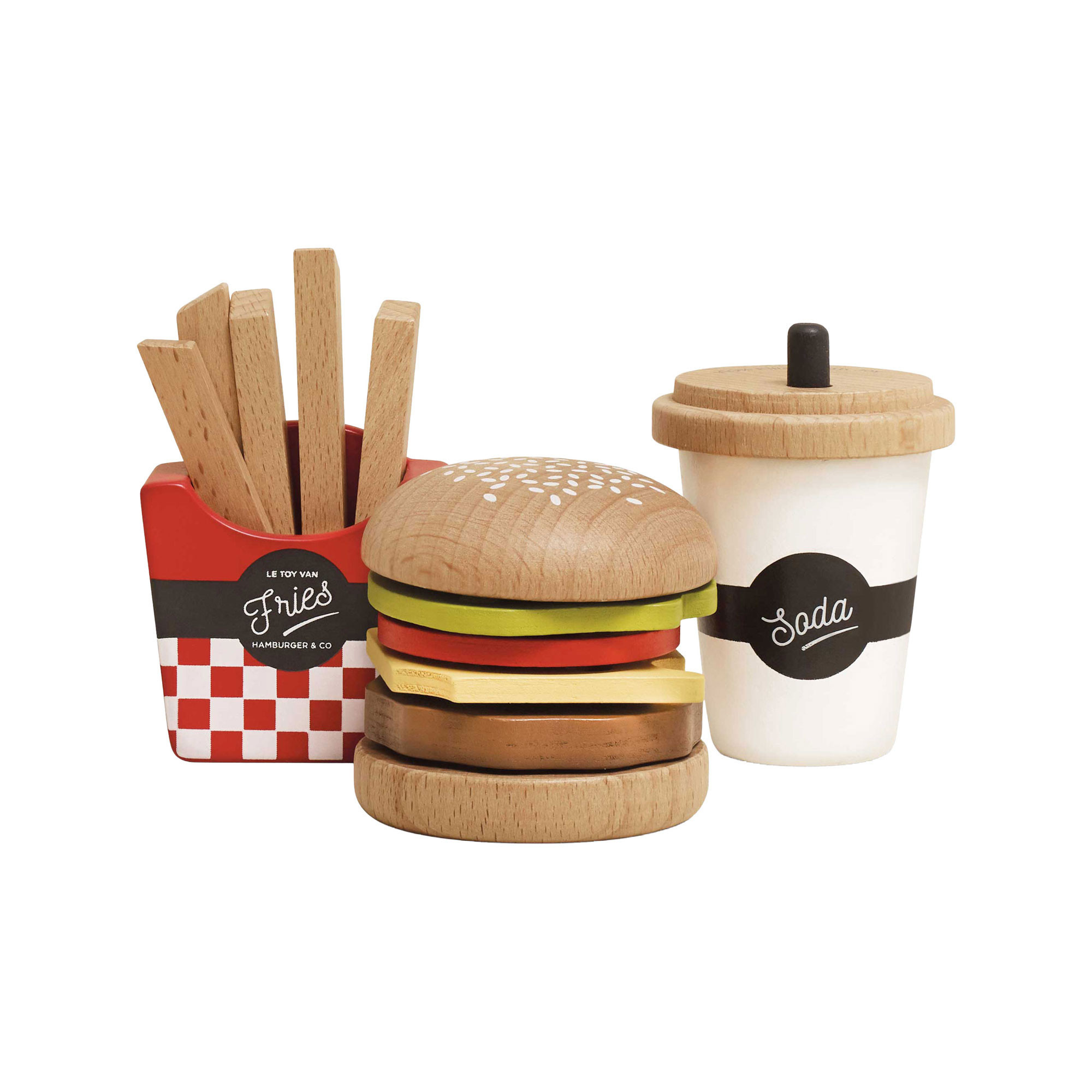 Hamburger Meal Wooden Playset | Brown Thomas (IE)