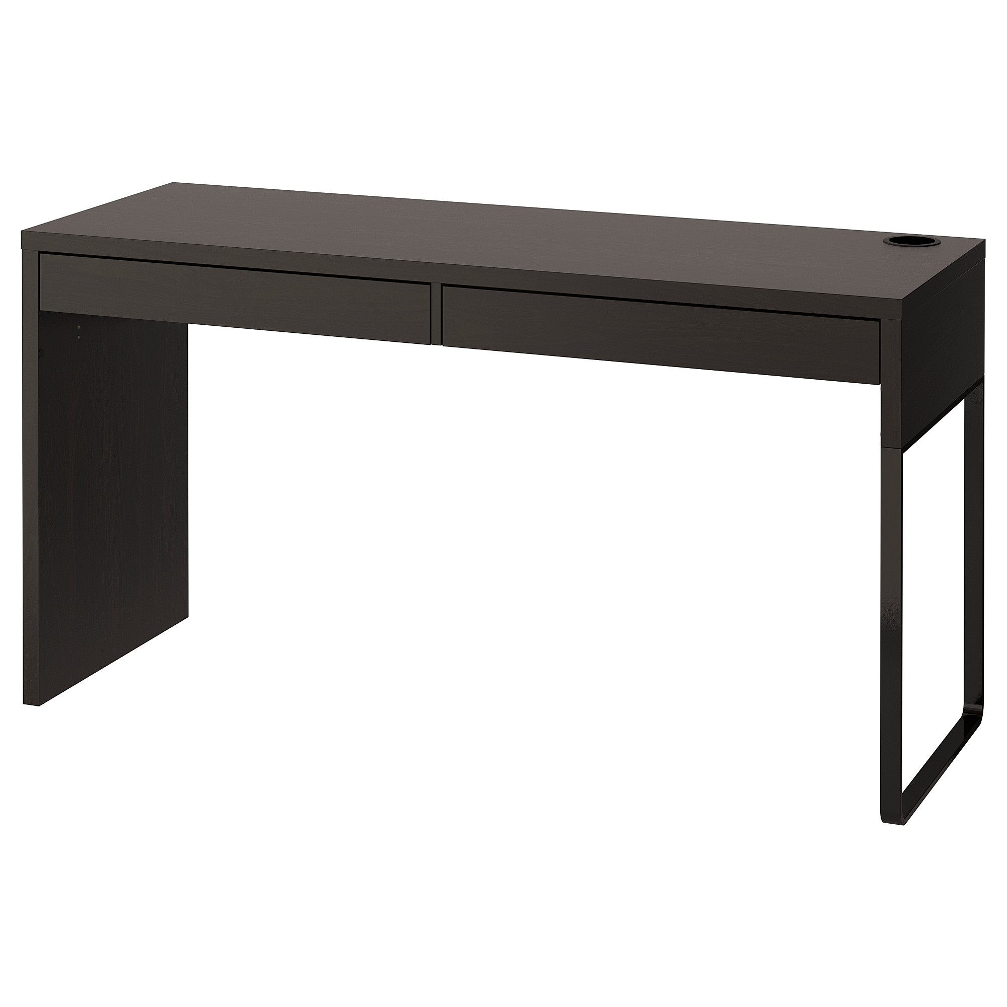 MICKE Desk, black-brown, 55 7/8x19 5/8 " | IKEA US