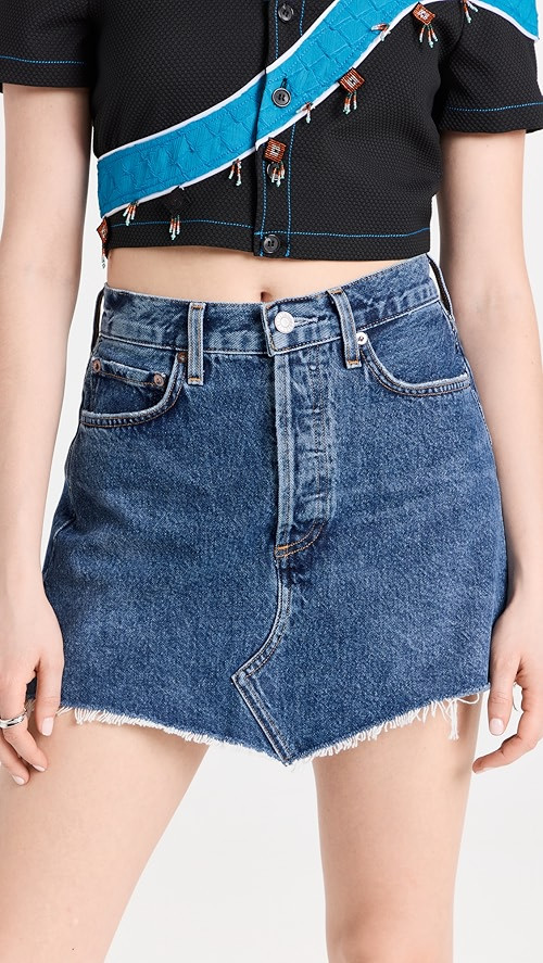 Parker Angled Hem Skirt | Shopbop