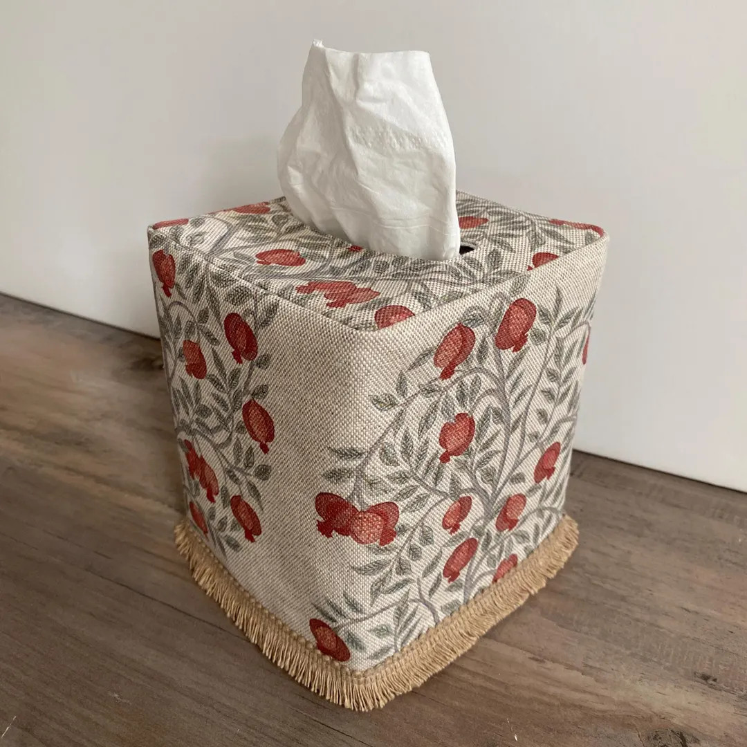 Vintage Pomegranate Tree Tissue Box Cover | Etsy (Global)