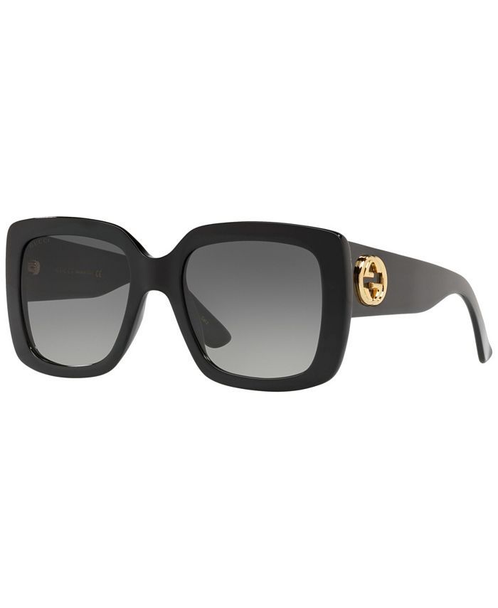 Gucci Women's Sunglasses, GG0141SN 53 & Reviews - Sunglasses by Sunglass Hut - Handbags & Accesso... | Macys (US)