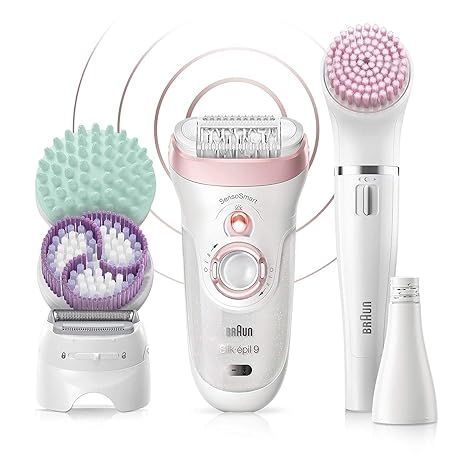 Braun Epilator Silk-épil 9 9-985, Facial Hair Removal for Women, Shaver, Cordless, Rechargeable,... | Amazon (US)