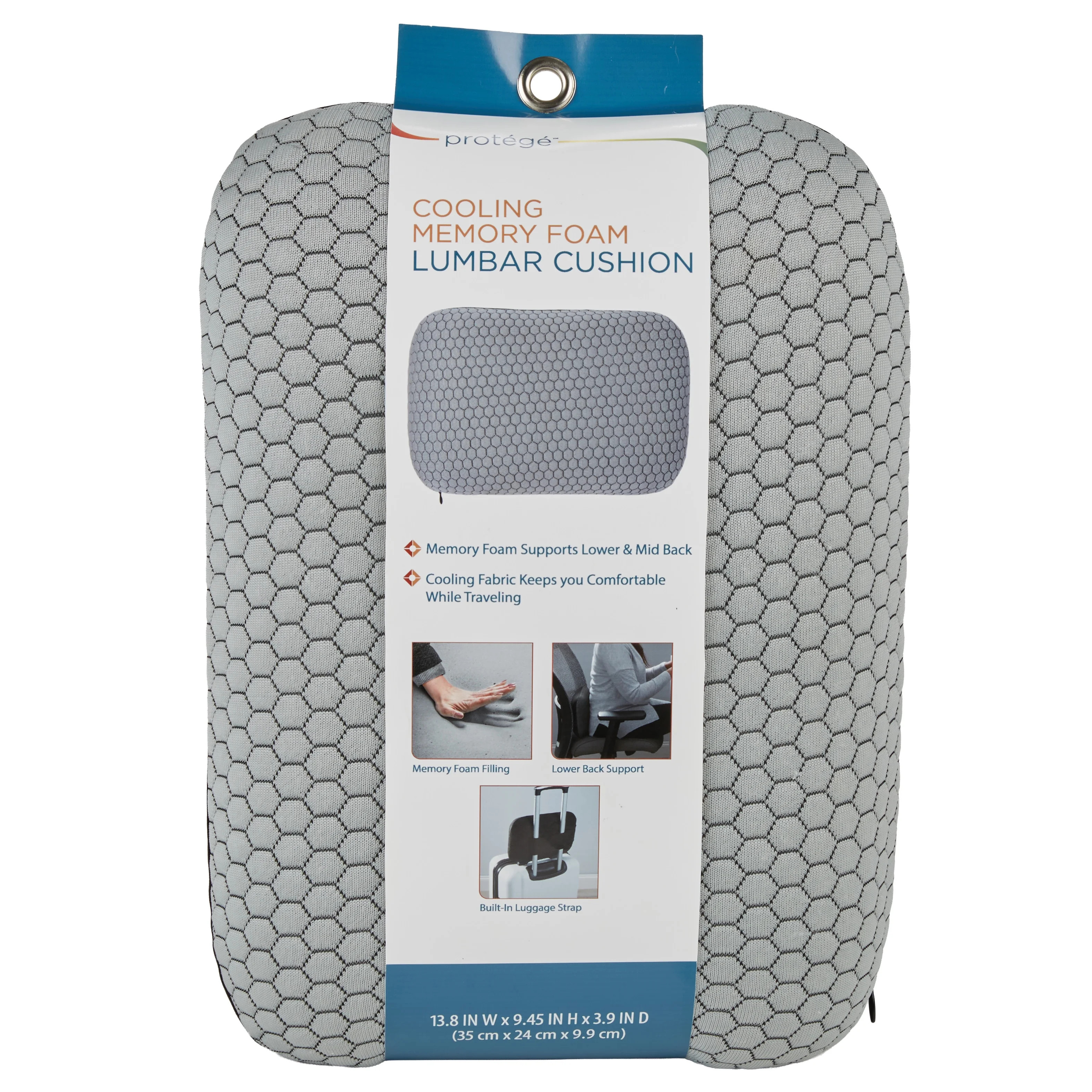 Protégé Memory Foam Travel Lumbar Pillow | Walmart (US)