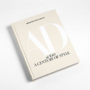 "Architectural Digest At 100" White Coffee Table Book | Crate & Barrel | Crate & Barrel