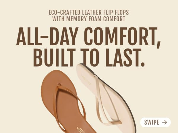Project Cloud Flip Flops for Women Memory Foam Flats Sandals (Foundations) | Amazon (US)