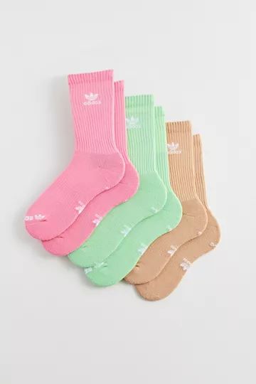 adidas Originals Crew Socks 3-Pack | Urban Outfitters (US and RoW)
