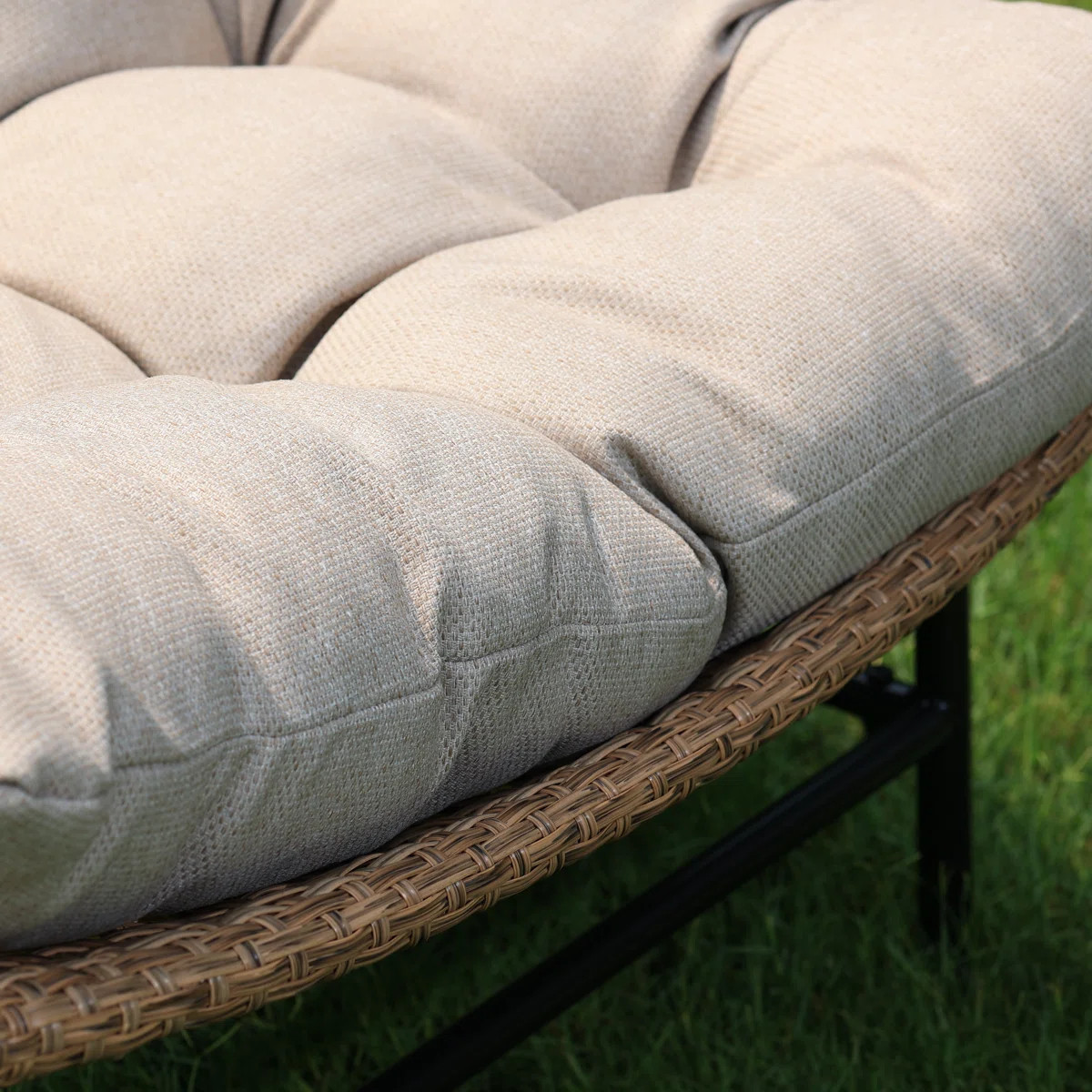 Ouseman Patio Outdoor Scoop Lounge Chair, Seating Group With Cushions (Set of 3) | Wayfair North America