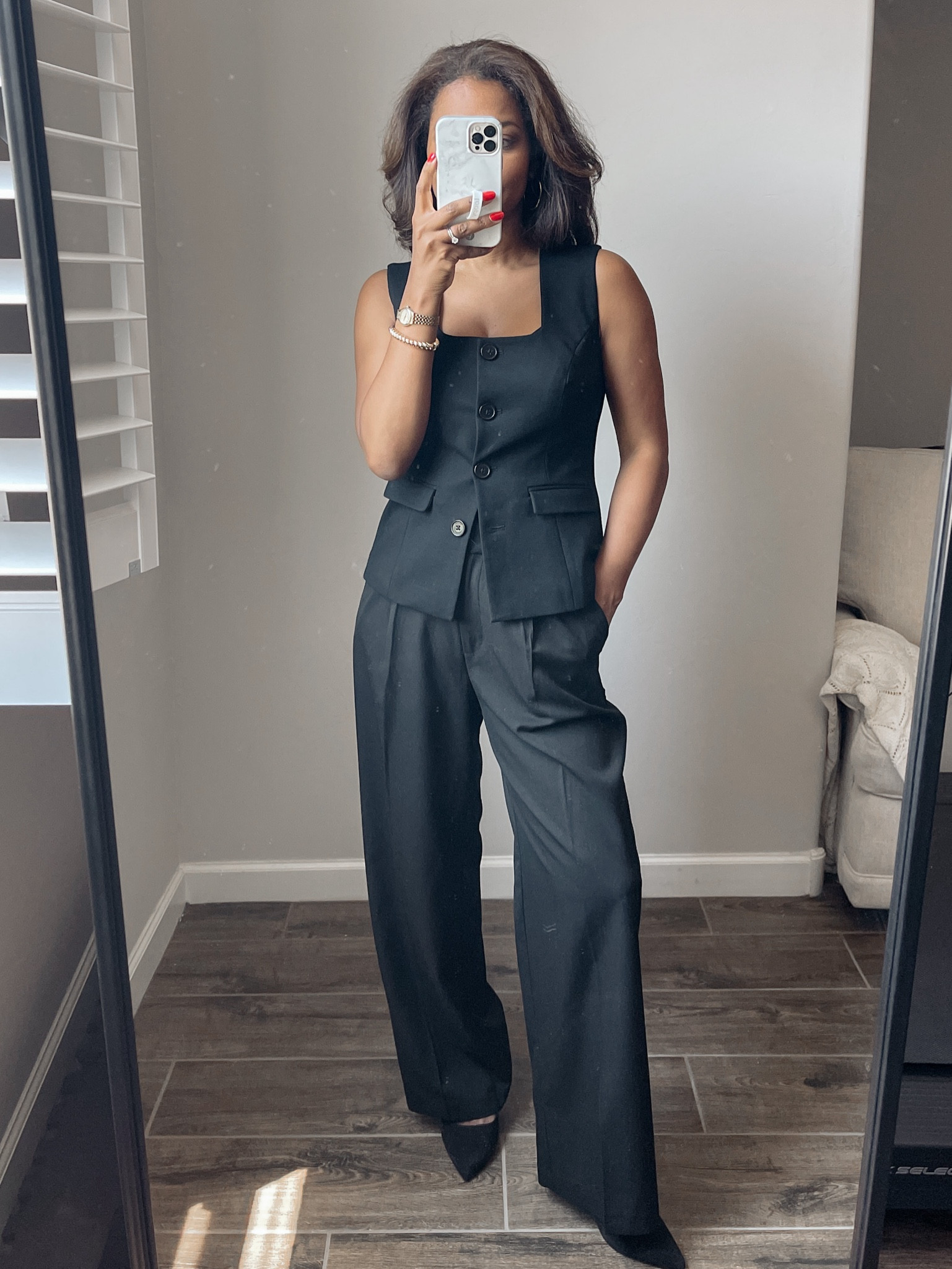 NSALE TRY ON! Linking similar trousers and shoes! My top is TTS 

#LTKSaleAlert #LTKSeasonal #LTKxNSale