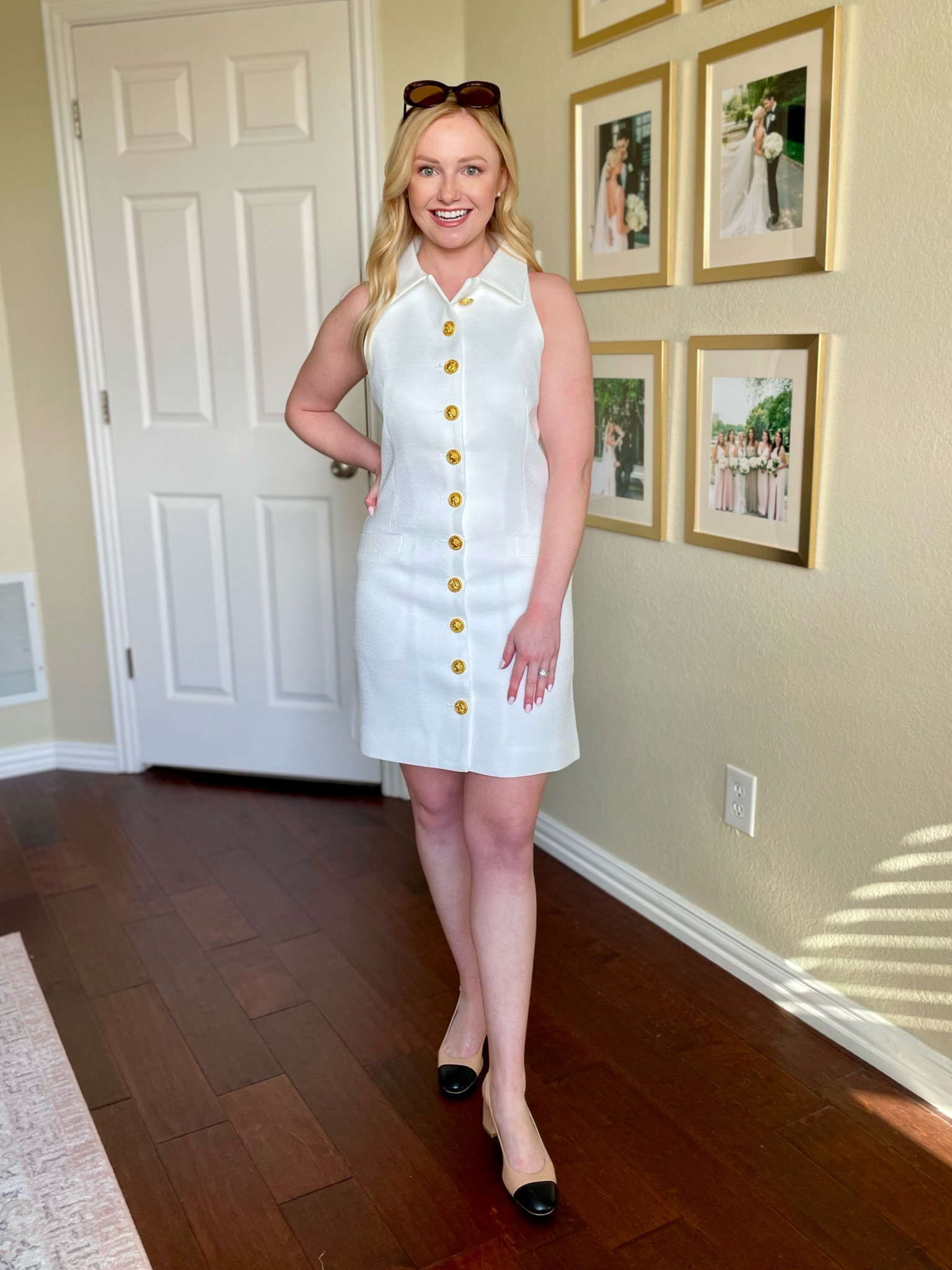 Wearing an XS, fits true to size | white dress, button up dress, honeymoon dress, bride to be, bridal dress 

#LTKstyletip #LTKSeasonal #LTKwedding
