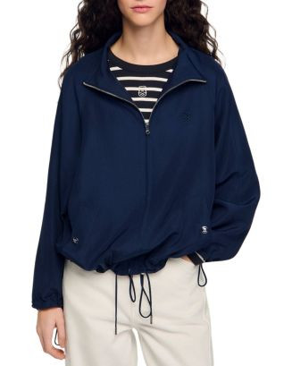 Stand Collar Oversized Jacket | Bloomingdale's (AU)