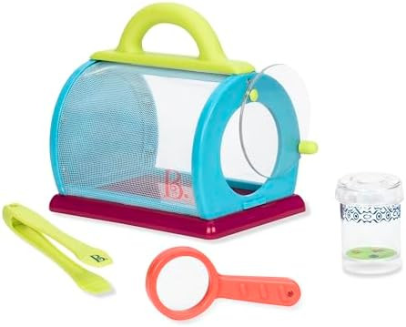 B. toys – Bug Bungalow Insect Catching Kit with Mesh Case, Magnifying Container, Tweezers & Mag... | Amazon (US)