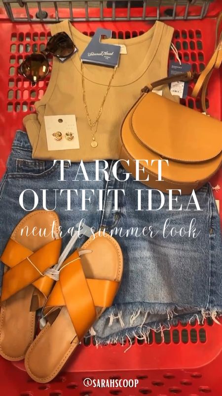 Looking for some cute Target outfit inspiration? This cute neutral fit is perfect for this summer! All from Target!

#Target #TargetFind #TargetOutfit #TargetFashion #Style #Fashion #Neutral #SummerOutfit #NeutralOutfit #Outfit #OutfitInspiration #LookBook #Summer #SummerFashion #Trend #Trendy #Purse #Jewelry #Sandals #DenimShorts #TankTop

#LTKFind #LTKstyletip #LTKSeasonal