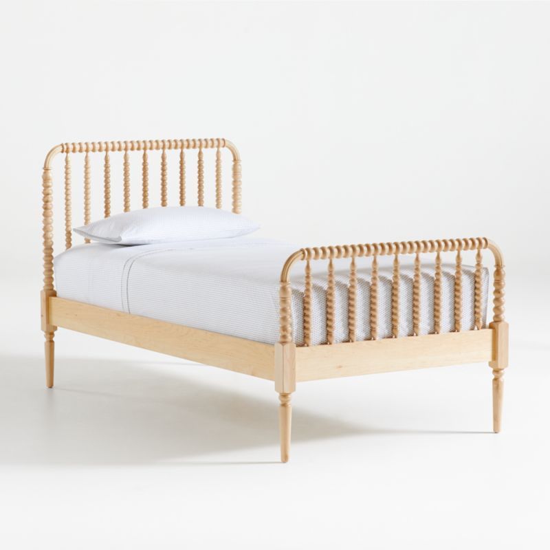 Jenny Lind Maple Wood Spindle Kids Bed | Crate & Kids | Crate & Barrel
