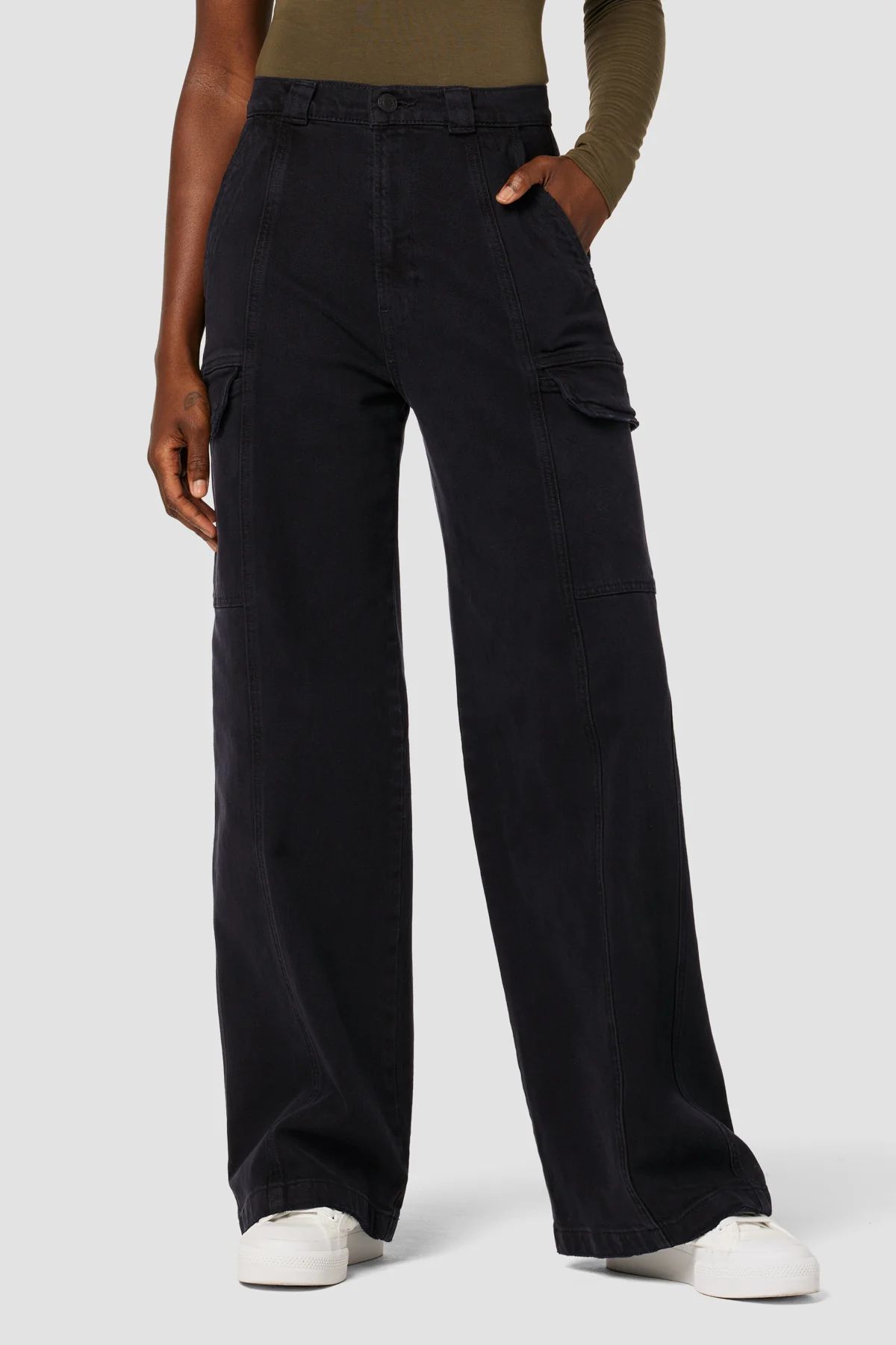 High-Rise Wide Leg Cargo | Hudson Jeans