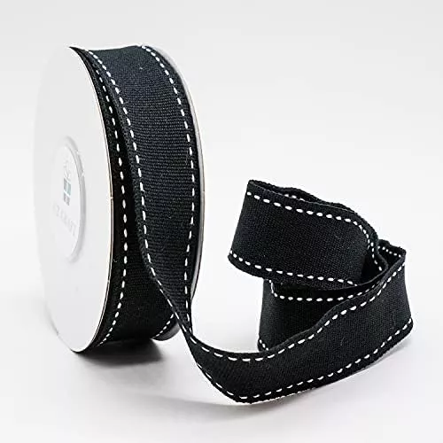  Offray Luxe Ribbon, 1-1/2-Inch by 10-Yard, Black