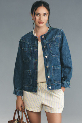 Damson Madder Sunnie Denim Jacket | Anthropologie (US)