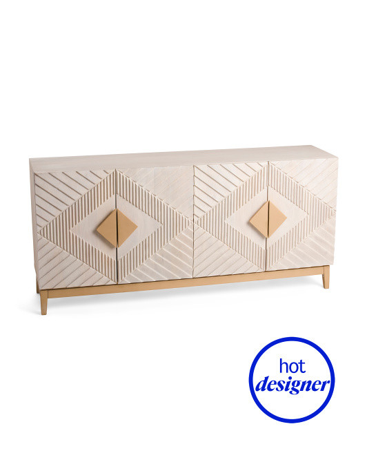 Wood Vintage Washed Console Cabinet | Furniture & Lighting | Marshalls | Marshalls