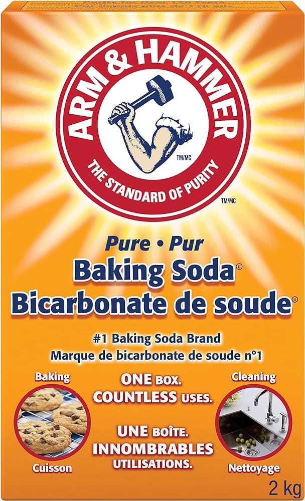 ARM & HAMMER Baking Soda, For Baking, Cleaning and Deodorizing, 2-kg | Amazon (CA)