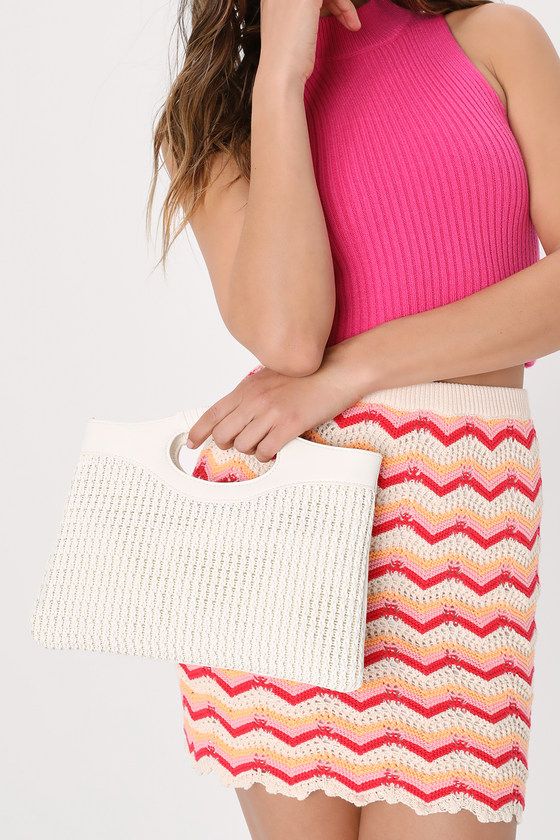 Weave Got It Goin' On White Woven Crossbody Handbag | Lulus (US)