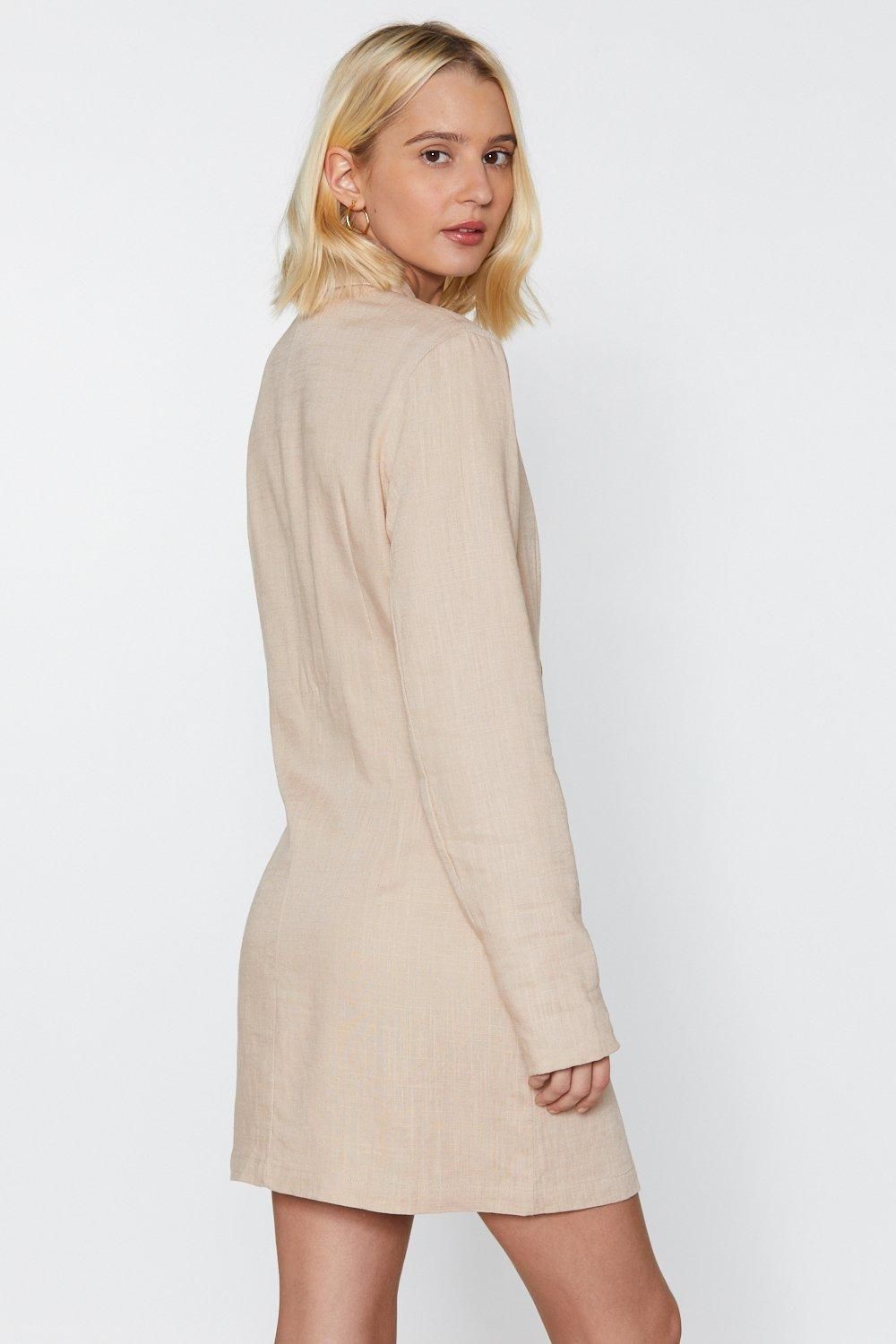 Linen Up Mini Blazer Dress | NastyGal (US & CA)