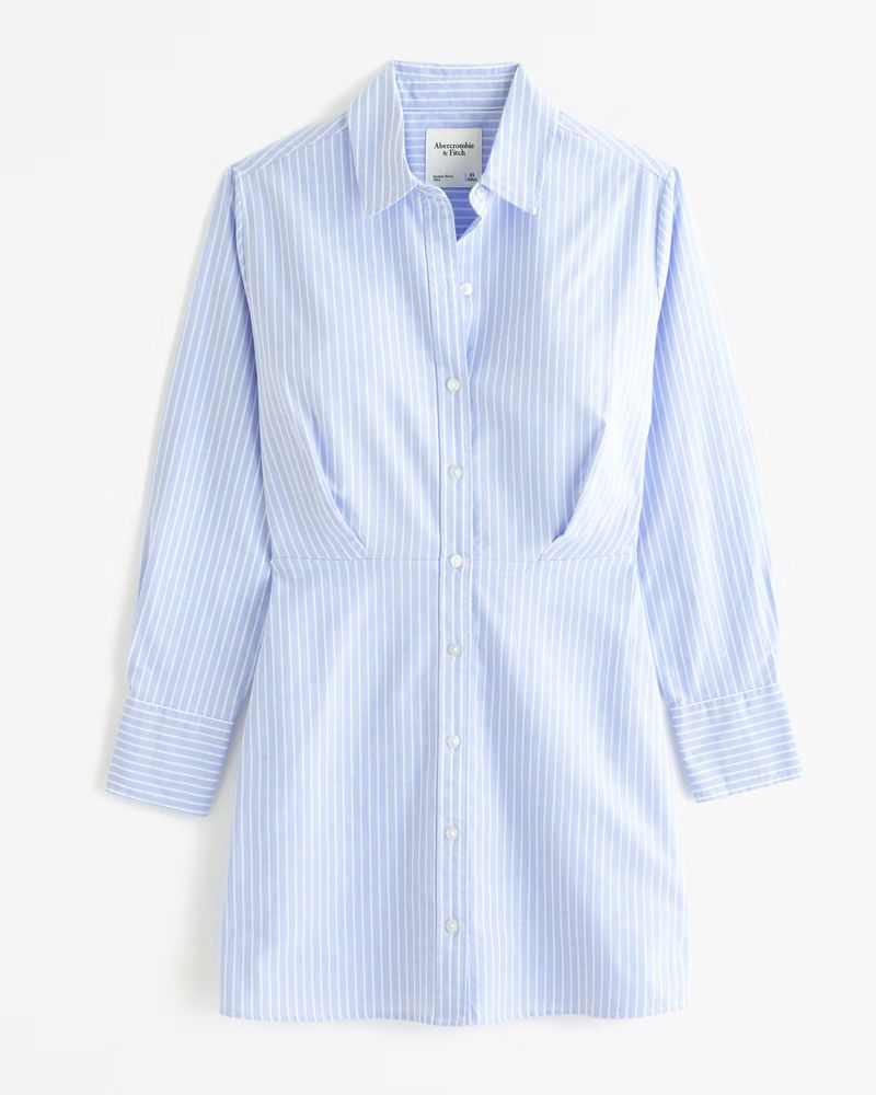 Women's Relaxed Mini Shirt Dress | Women's Dresses & Jumpsuits | Abercrombie.com | Abercrombie & Fitch (US)