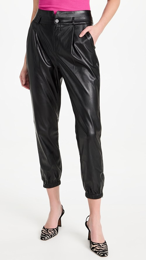 PAIGE High Rise Pleated Mayslie Joggers | SHOPBOP | Shopbop