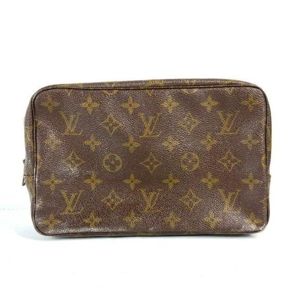 Pre-Owned LOUIS VUITTON M47524 Monogram True Toilet 23 Makeup Pouch, Cosmetic... (Good) | Walmart (US)