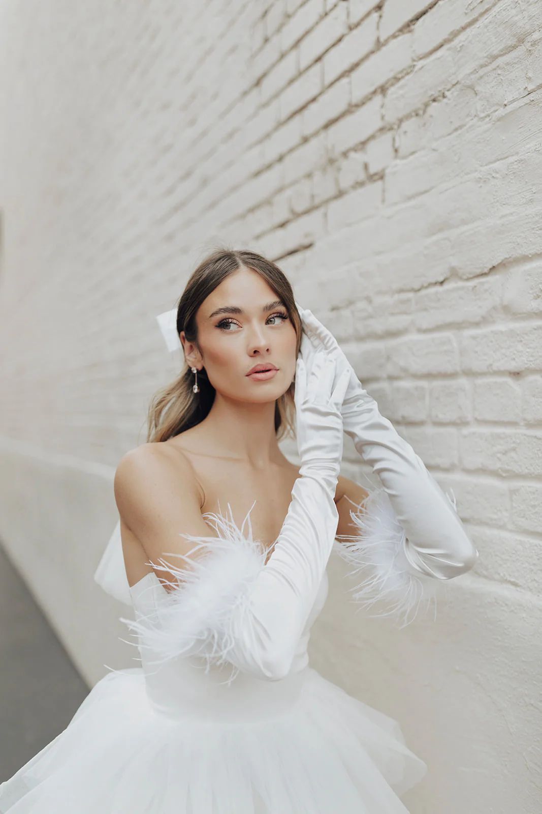 Olivia Feather Gloves | Untamed Petals