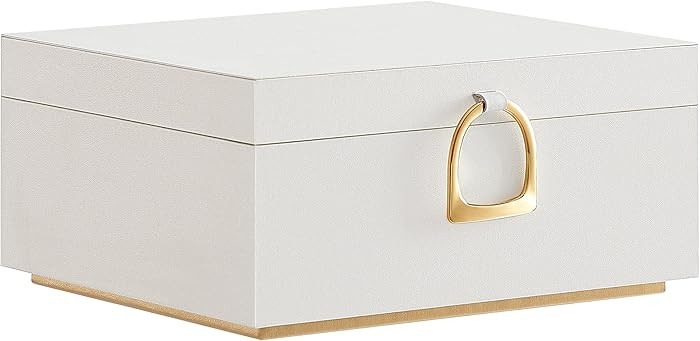 SONGMICS 2-Layer Jewelry Box, Jewelry Organizer with Handle, Removable Jewelry Tray, Jewelry Stor... | Amazon (US)