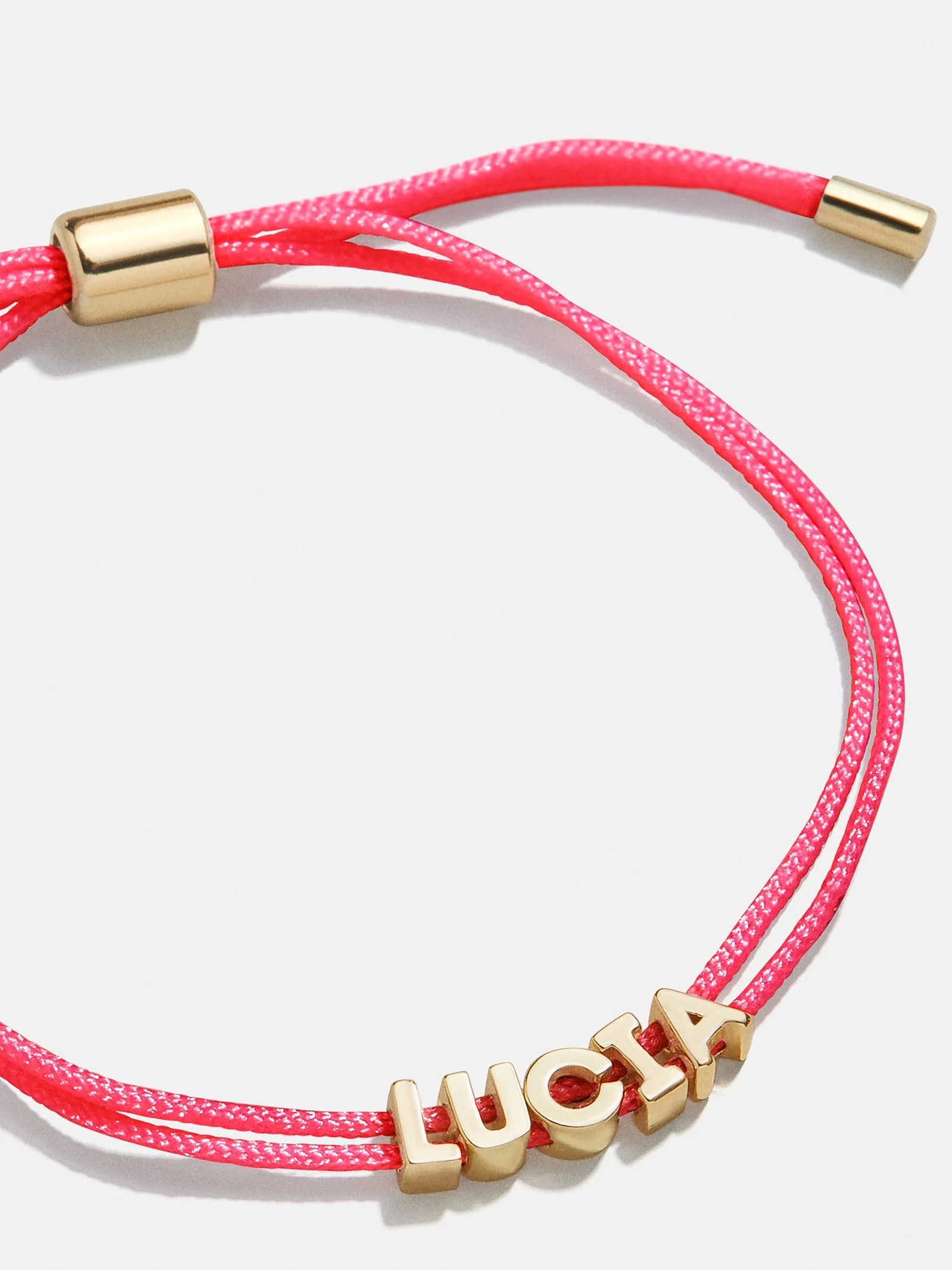 Custom Cord Bracelet - Hot Pink | BaubleBar