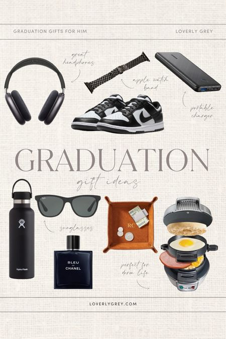 Gift guide for him! Graduation ideas! 

Loverly Grey, grad gifts

#LTKGiftGuide #LTKMens