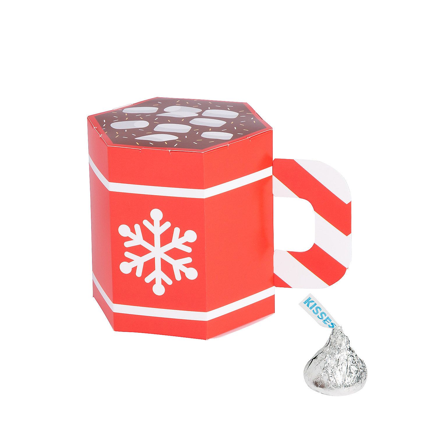 Hot Chocolate-Shaped Favor Boxes, Party Supplies, Christmas, 12 Pieces - Walmart.com | Walmart (US)